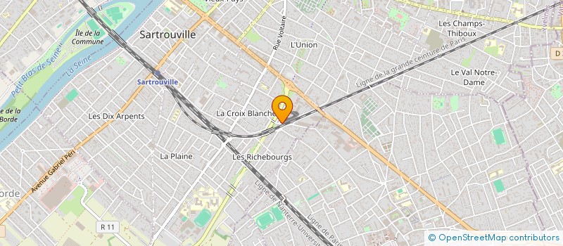 localisation de l'entreprise MDG  SARTROUVILLE