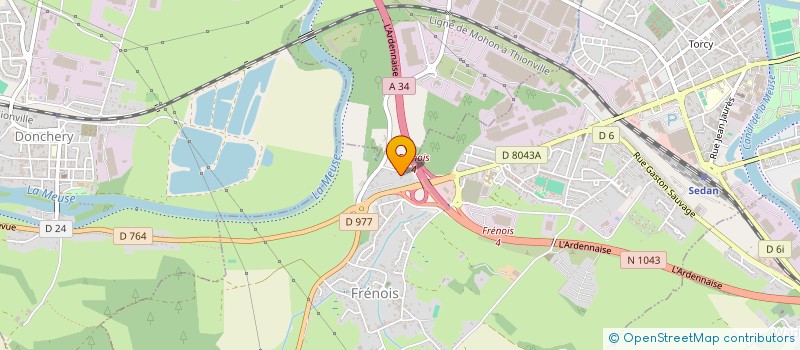 localisation de l'entreprise MDG AUTO SEDAN  SEDAN