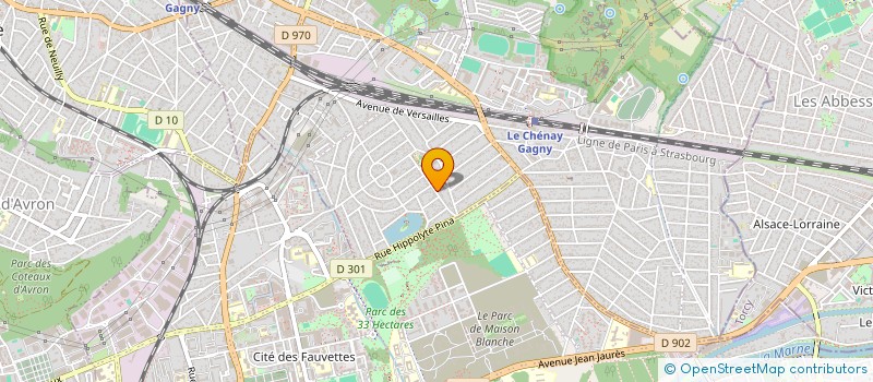 localisation de l'entreprise MDG BAT à GAGNY