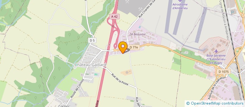 localisation de l'entreprise MDG HOLDING  CHATEAU-GAILLARD