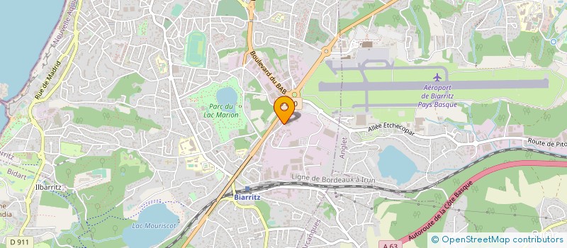 localisation de l'entreprise MDG MAINTENANCE DEPANNAGE GARCIA à BIARRITZ