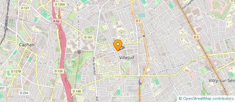 localisation de l'entreprise MDG MEDIA à VILLEJUIF