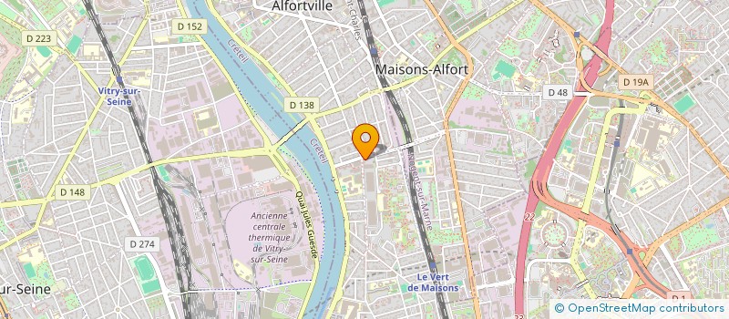 localisation de l'entreprise MDG RENOV à ALFORTVILLE