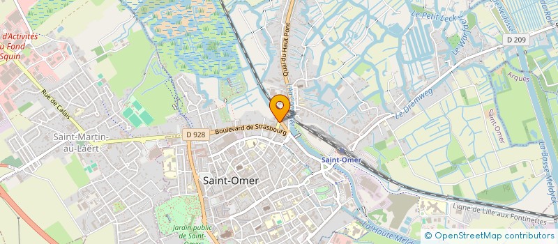 localisation de l'entreprise MDGL 195  SAINT-OMER