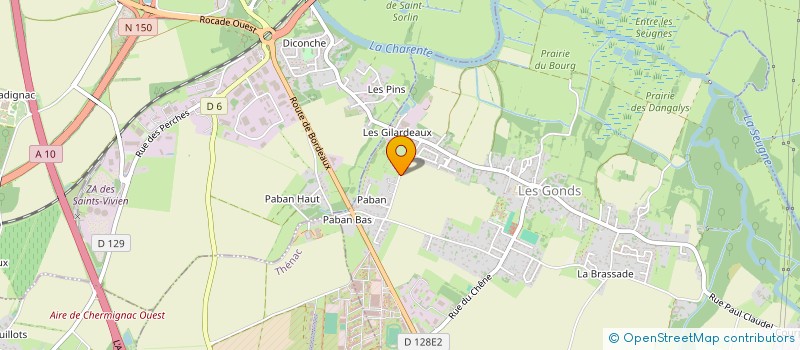 localisation de l'entreprise MDGROUP  LES GONDS