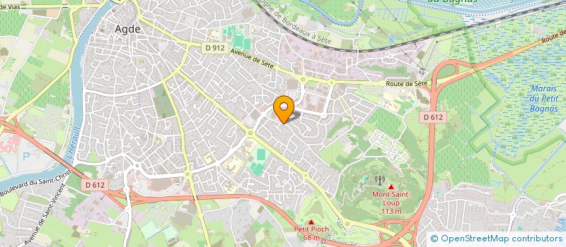 localisation de l'entreprise MDGS à AGDE