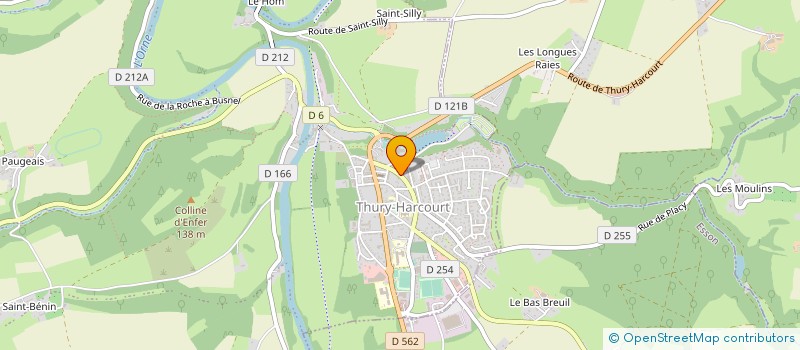 localisation de l'entreprise MDH à THURY-HARCOURT-LE-HOM