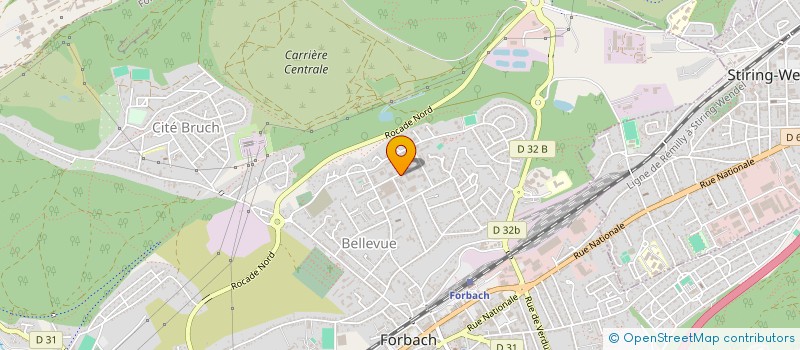 localisation de l'entreprise MDH  FORBACH