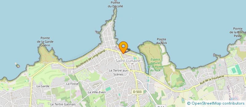 localisation de l'entreprise MDH  SAINT-LUNAIRE