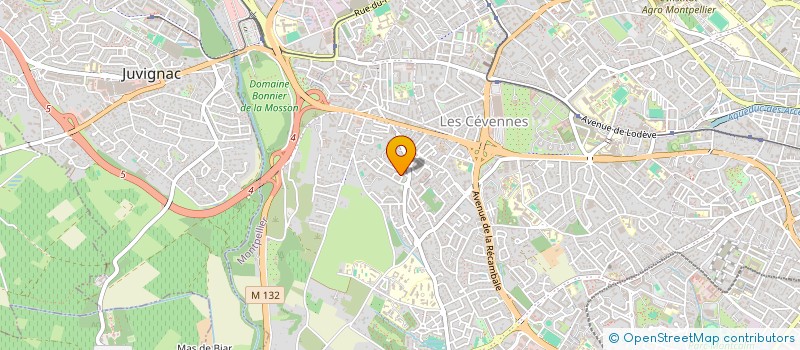 localisation de l'entreprise MDH à MONTPELLIER