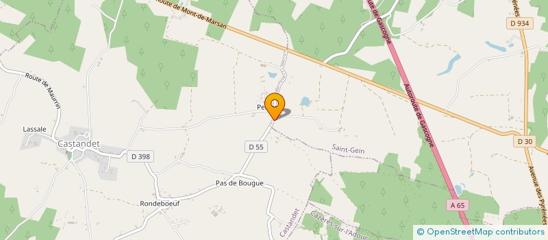 localisation de l'entreprise MDH  CASTANDET