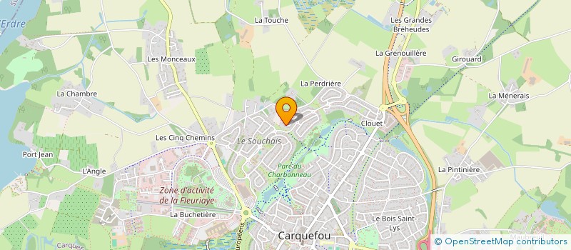 localisation de l'entreprise MDH  CARQUEFOU