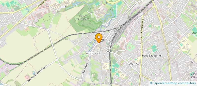 localisation de l'entreprise MDH  ACHICOURT