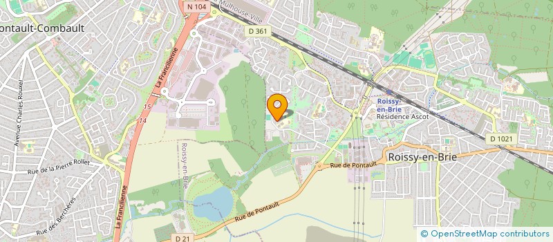 localisation de l'entreprise MDH AIT AOUDIA  ROISSY EN BRIE