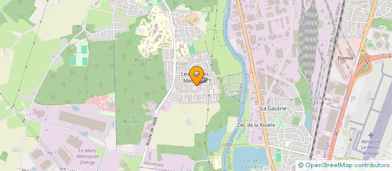 localisation de l'entreprise MDH COLLECTIONS  ALLONNES