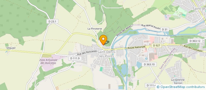 localisation de l'entreprise MDH INVEST à SAINT-DENIS-LANNERAY