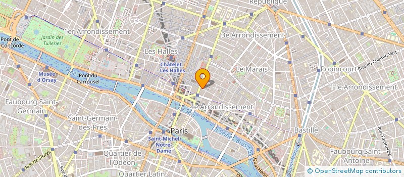localisation de l'entreprise MDHB DISTRIBUTION à PARIS