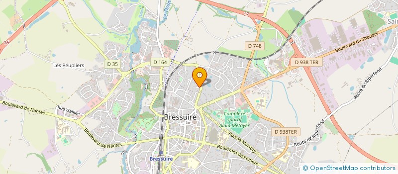 localisation de l'entreprise MDHL à BRESSUIRE