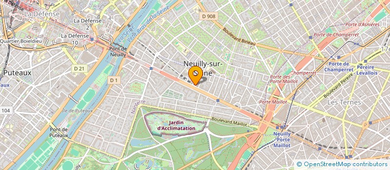 localisation de l'entreprise MDI à NEUILLY-SUR-SEINE