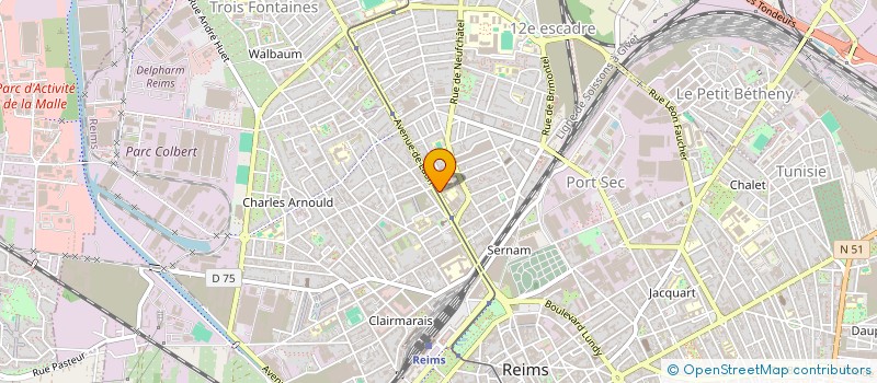 localisation de l'entreprise MDI  MERFY