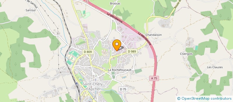 localisation de l'entreprise MDI  SAINT-CHELY-D'APCHER