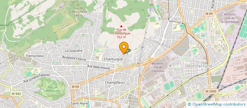 localisation de l'entreprise MDI  CLERMONT-FERRAND