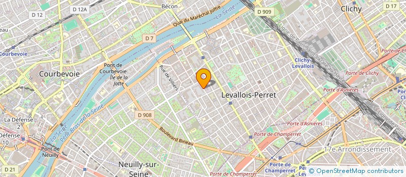localisation de l'entreprise MDI à LEVALLOIS-PERRET