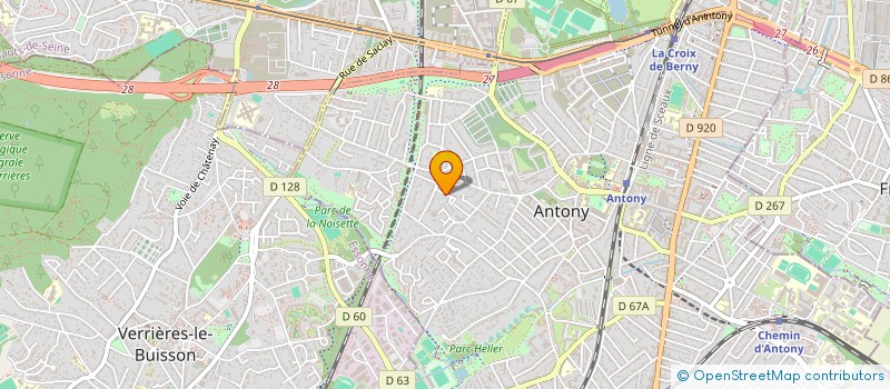 localisation de l'entreprise MDI à ANTONY