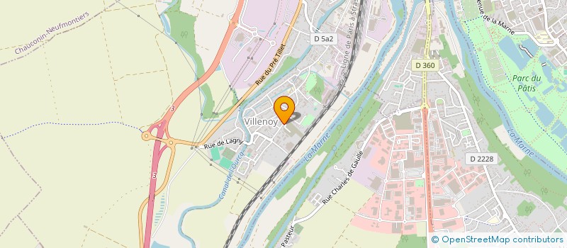 localisation de l'entreprise MDI IMMOBILIER  CREGY-LES-MEAUX