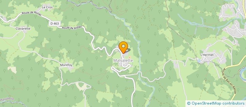 localisation de l'entreprise MDI MAINTENANCE  MALVALETTE