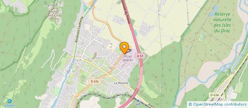 localisation de l'entreprise MDI SERVICES  VIF