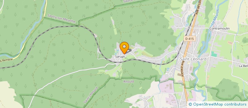 localisation de l'entreprise MDIE (MARCHAL DEVELOPPEMENTS ET INVESTISSEMENTS EST)  SAINT-LEONARD