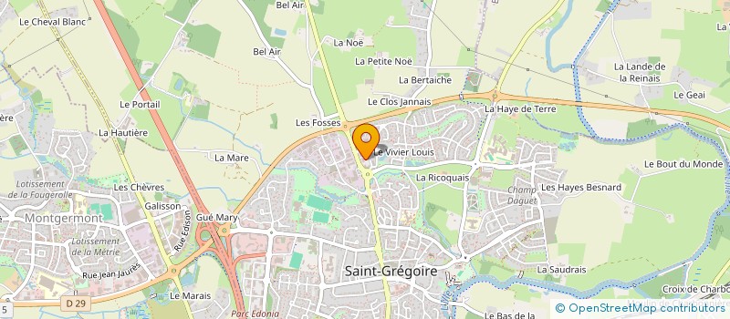 localisation de l'entreprise MDIRECT  SAINT-GREGOIRE