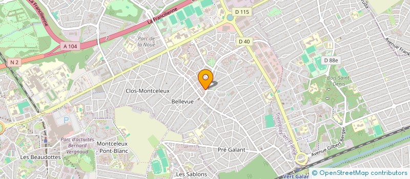localisation de l'entreprise MDIYOU à VILLEPINTE