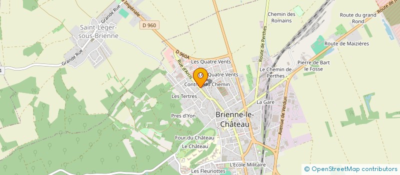 localisation de l'entreprise MDJ  BRIENNE-LE-CHATEAU