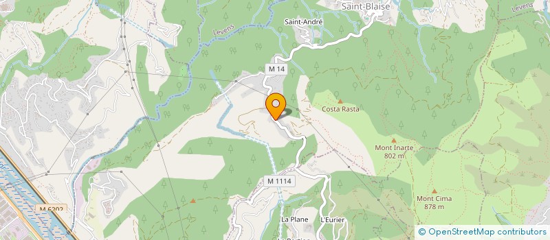 localisation de l'entreprise MDJ  SAINT-BLAISE