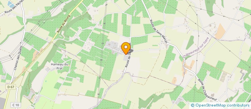 localisation de l'entreprise MDJ  CHATEAUNEUF-SUR-ISERE