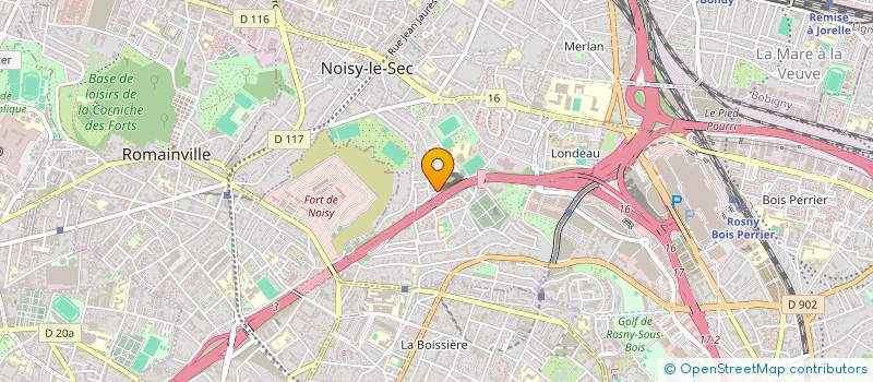 localisation de l'entreprise MDJ EVENTS à NOISY-LE-SEC