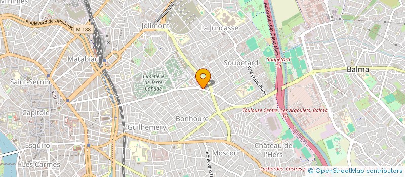 localisation de l'entreprise MDJ GESTION  TOULOUSE