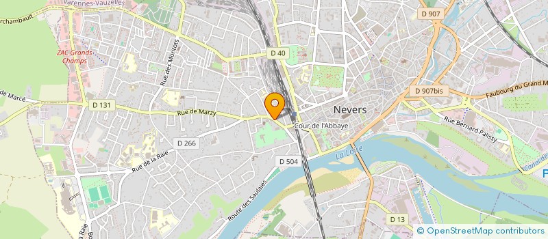localisation de l'entreprise MDJ INVEST à NEVERS
