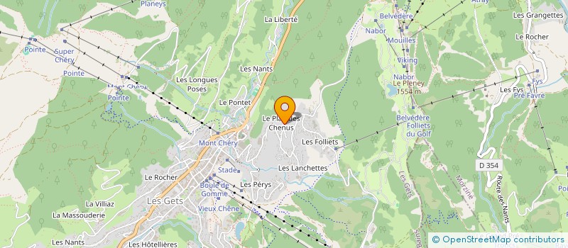 localisation de l'entreprise MDJ PROPERTY  LES GETS