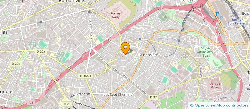 localisation de l'entreprise MDJ SAINT JOSEPH à MONTREUIL