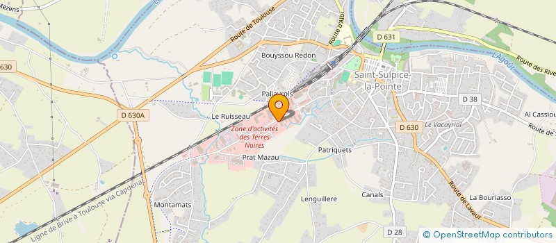 localisation de l'entreprise MDJS HOLDING  SAINT-SULPICE-LA-POINTE