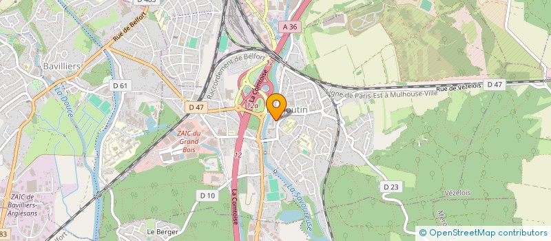 localisation de l'entreprise MDK à DANJOUTIN