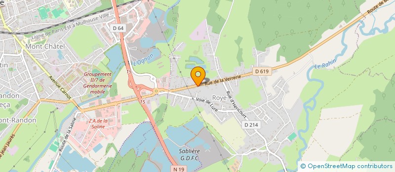 localisation de l'entreprise MDK à ROYE
