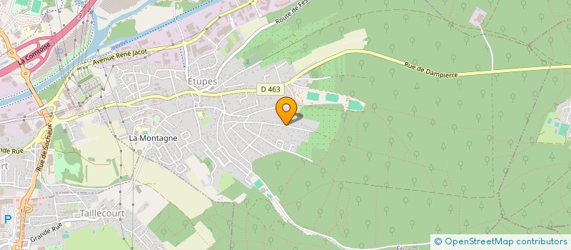 localisation de l'entreprise MDK  ETUPES