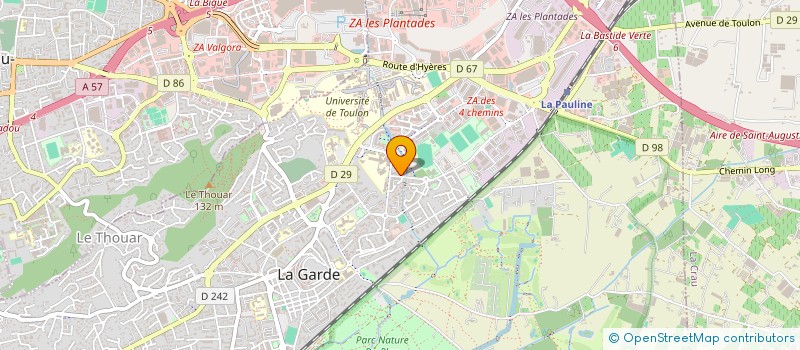 localisation de l'entreprise MDK 83  LA GARDE