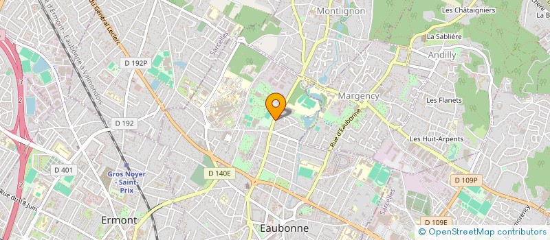 localisation de l'entreprise MDK PEINTURE à EAUBONNE