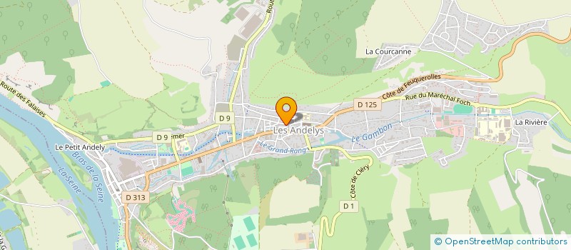 localisation de l'entreprise MDL à LES ANDELYS