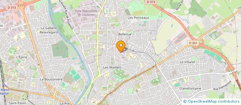 localisation de l'entreprise MDL  LE MANS